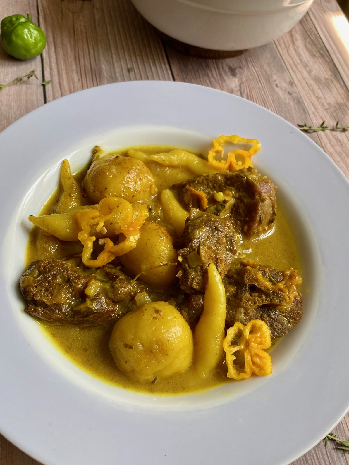 Curry Turkey Neck Stew. So delicious its a must have! - Big Plate Small ...