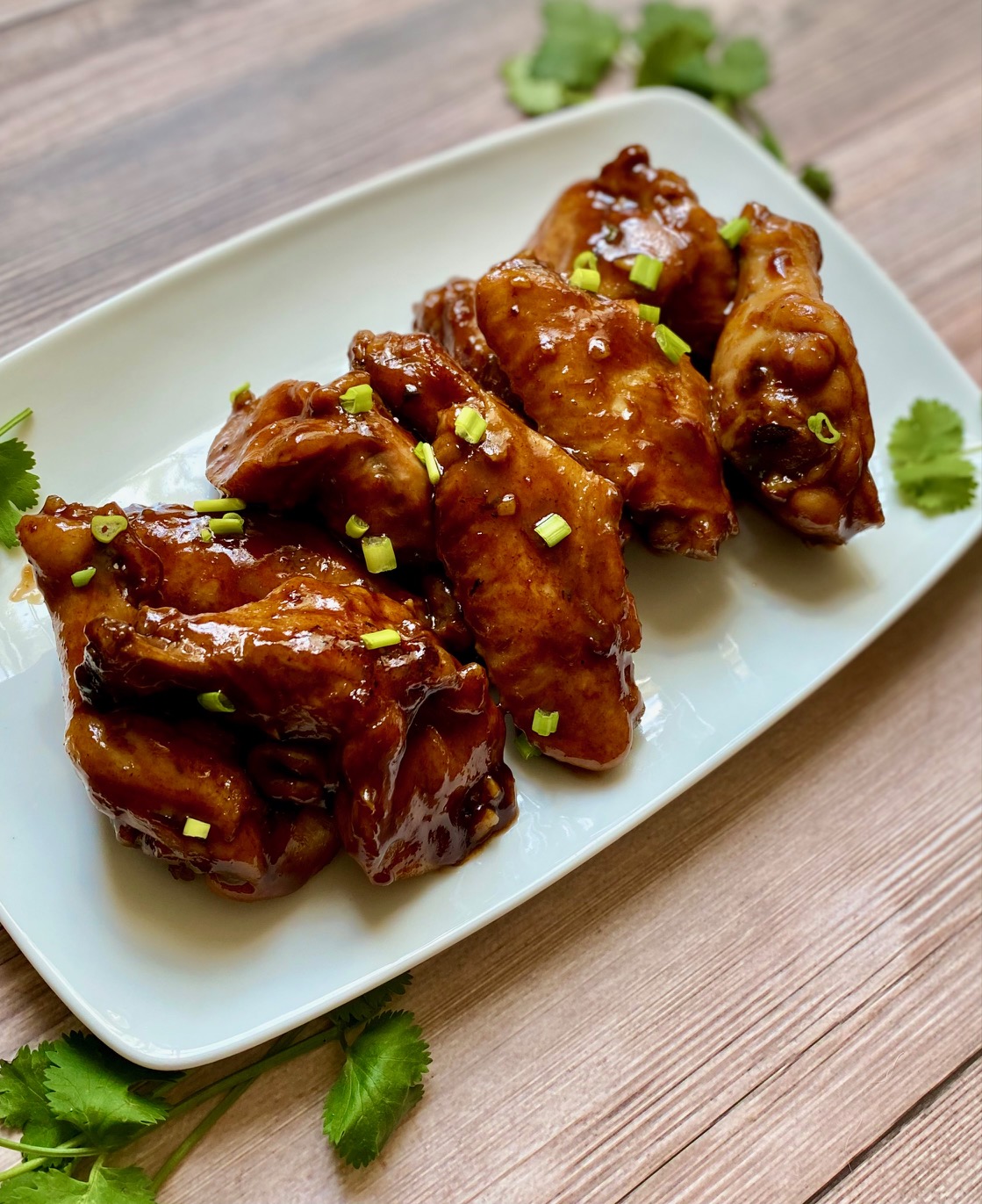 Stovetop Honey Garlic Wings. For the love of Garlic! - Big Plate Small ...